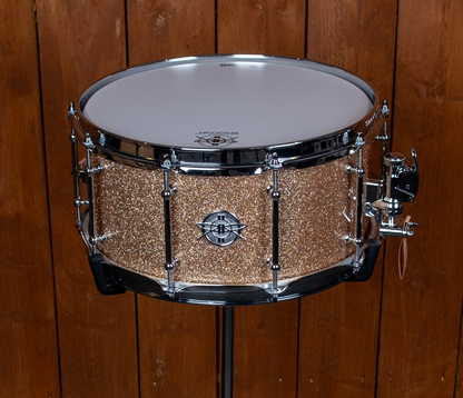 Dunnett Classic StereoPly 14" x 7" Snare Drum in Champagne Sparkle