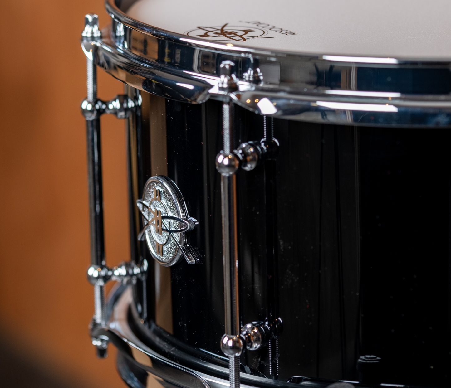 Dunnett Classic StereoPly 14" x 7" Snare Drum in Gloss Black