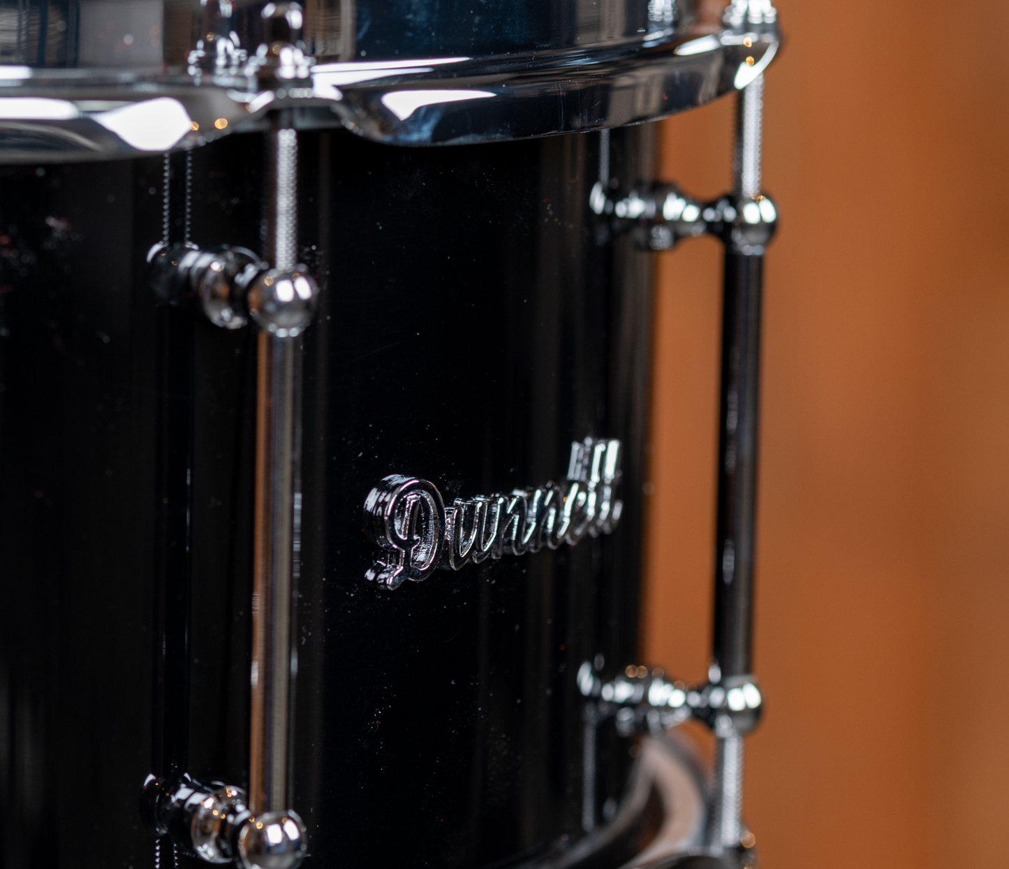 Dunnett Classic StereoPly 14" x 7" Snare Drum in Gloss Black