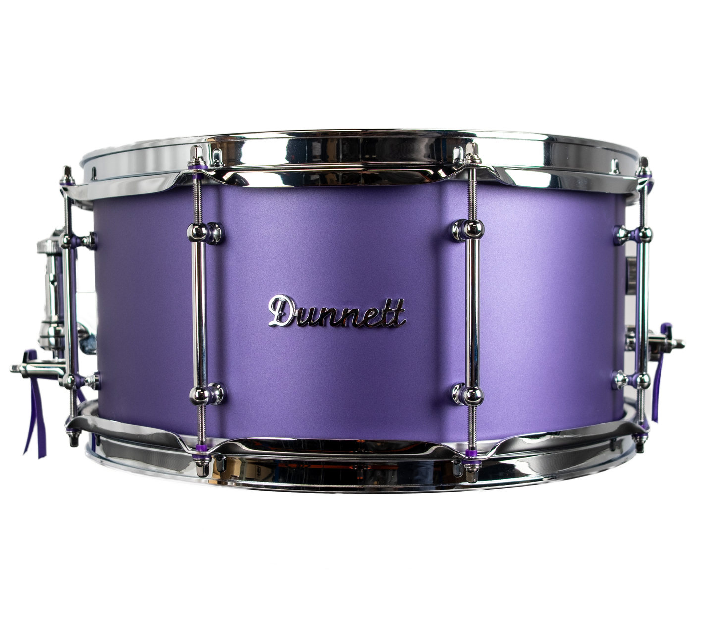 Dunnett Classic StereoPly 14" x 7" Snare Drum in Matte Purple
