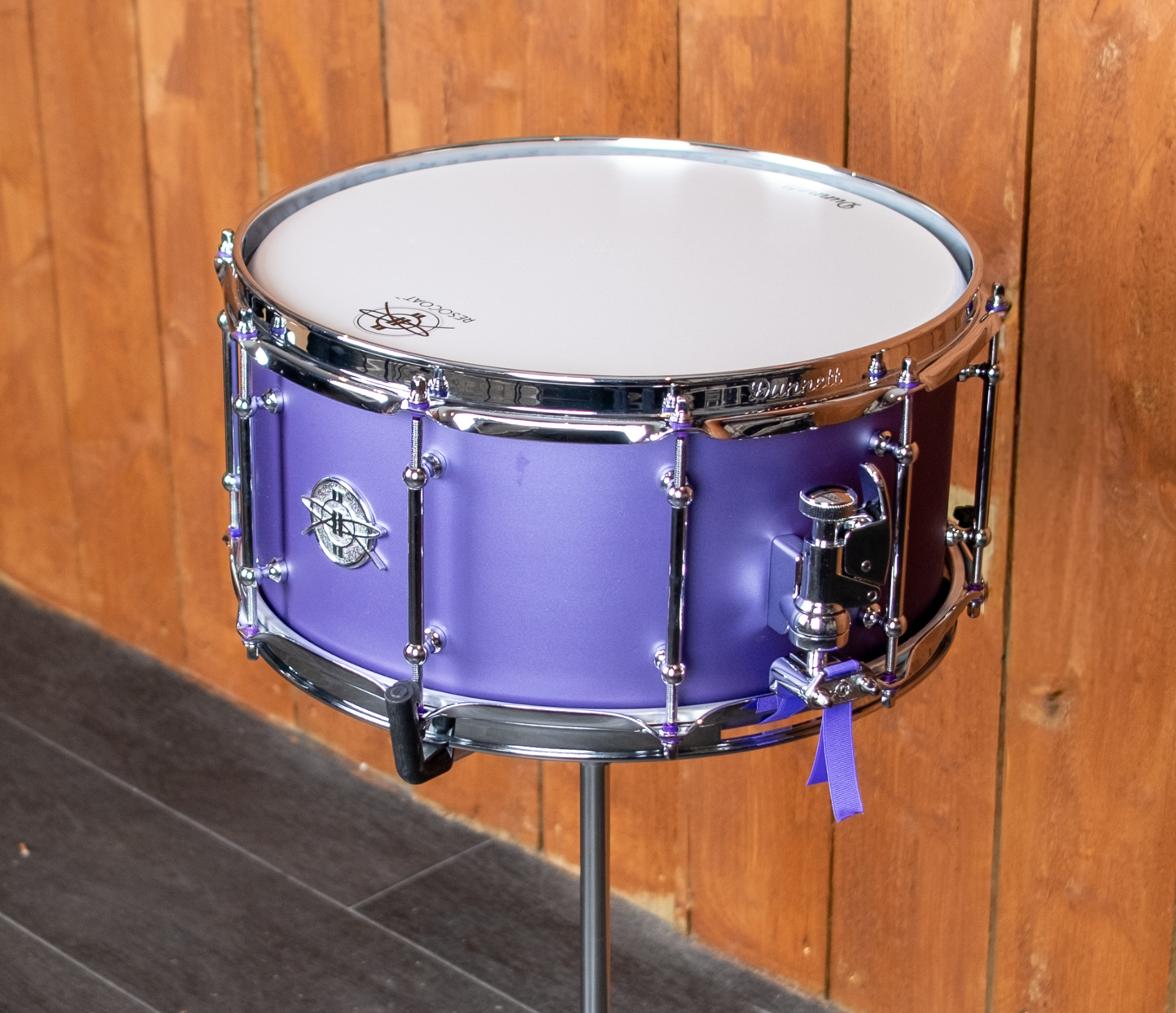 Dunnett Classic StereoPly 14" x 7" Snare Drum in Matte Purple