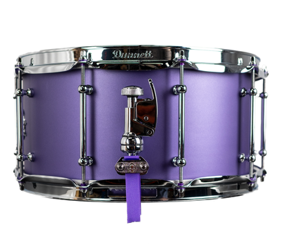 LAST ONE REDUCED Dunnett Classic StereoPly 14" x 7" Snare Drum in Matte Purple w/ 10 Lugs