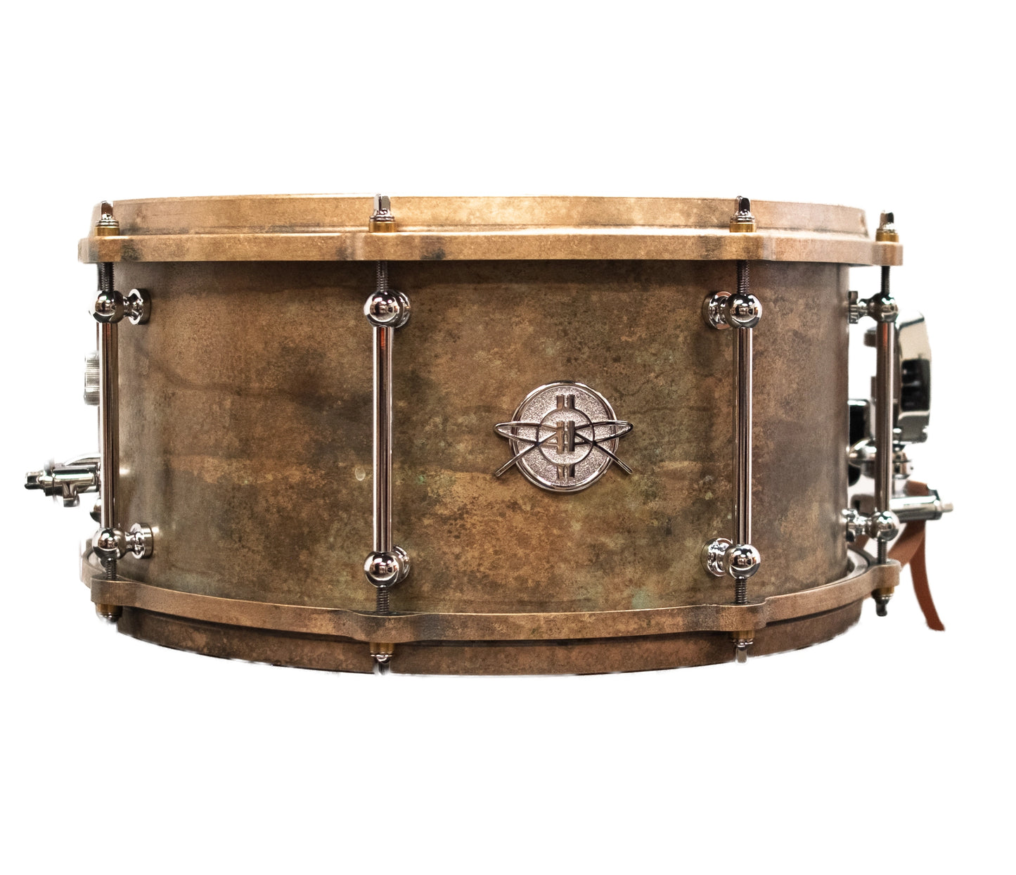 Dunnett K Cast Bronze 'Penny Patina' 14" x 7" Snare Drum