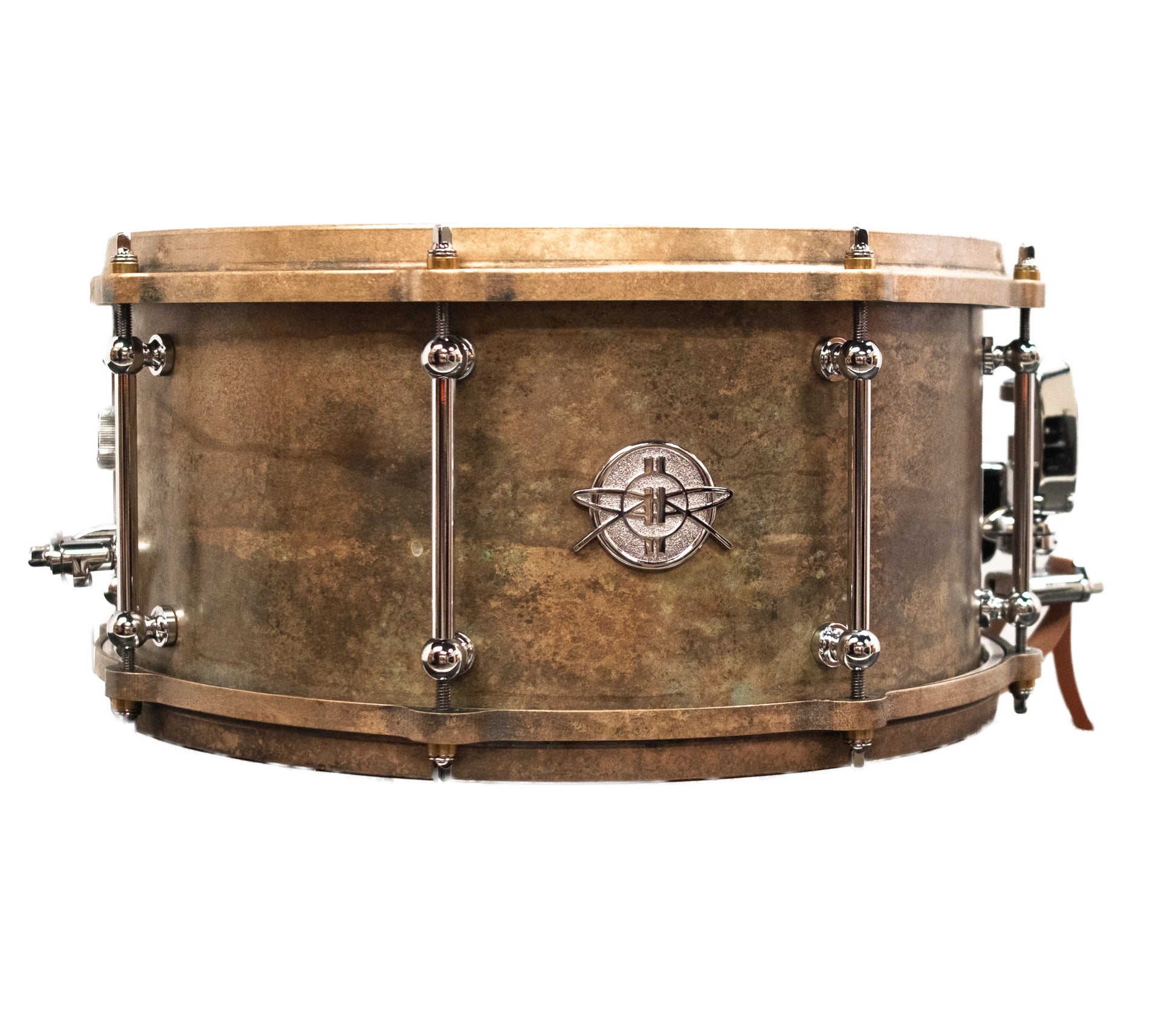 Dunnett K Cast Bronze 'Penny Patina' 14" x 7" Snare Drum