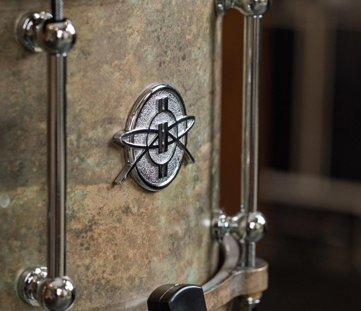 Dunnett K Cast Bronze 'Penny Patina' 14" x 7" Snare Drum