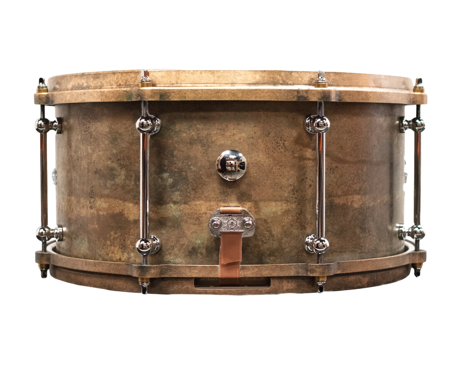 Dunnett K Cast Bronze 'Penny Patina' 14" x 7" Snare Drum