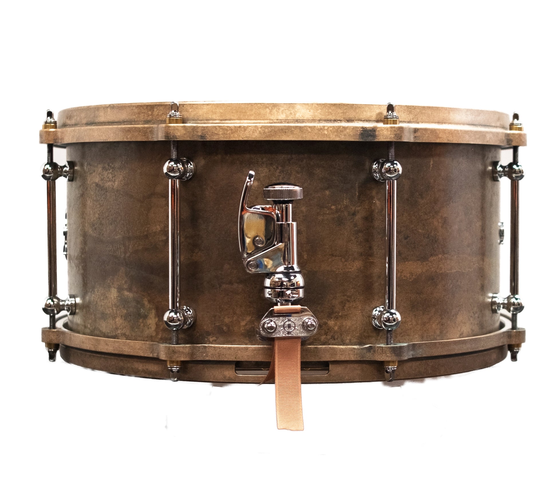 Dunnett K Cast Bronze 'Penny Patina' 14" x 7" Snare Drum