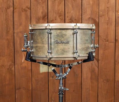 Dunnett K Cast Bronze 'Penny Patina' 14" x 7" Snare Drum