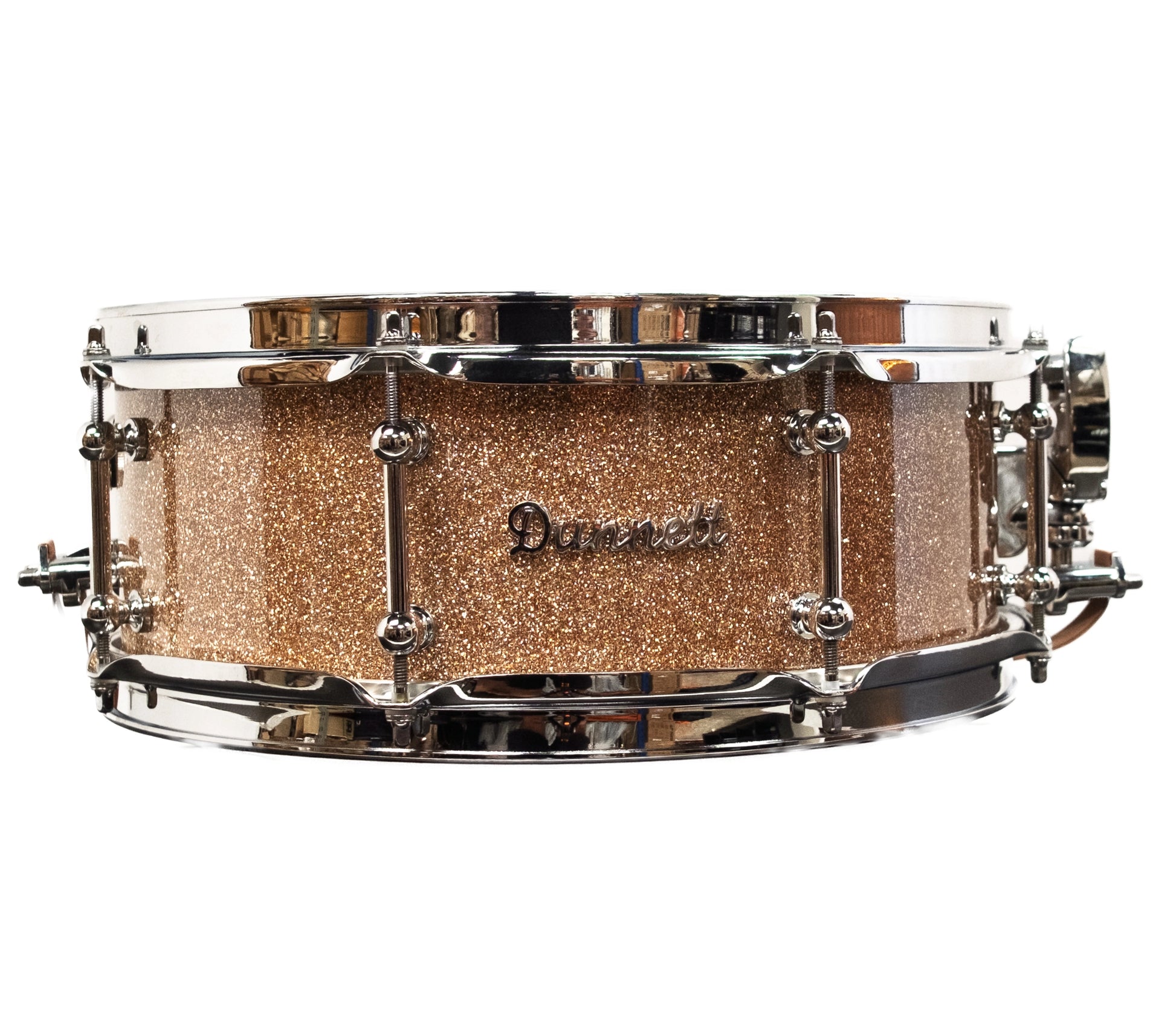 Dunnett StereoPly 14" x 5.5" Snare Drum in Champagne Sparkle