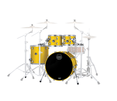 Mapex Saturn Evolution Rock Birch 4-Piece Shell Pack in Tuscan Yellow