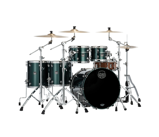 Mapex Saturn Evolution Workhorse Maple 5-Piece Shell Pack in Brunswick Green