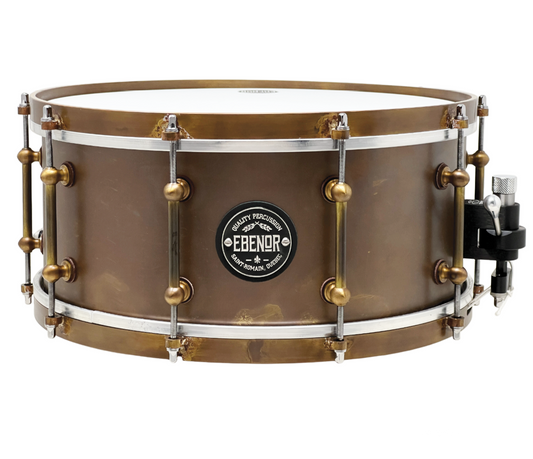 Ebenor Percussion 14" x 6.5" Antique Brass Snare Drum