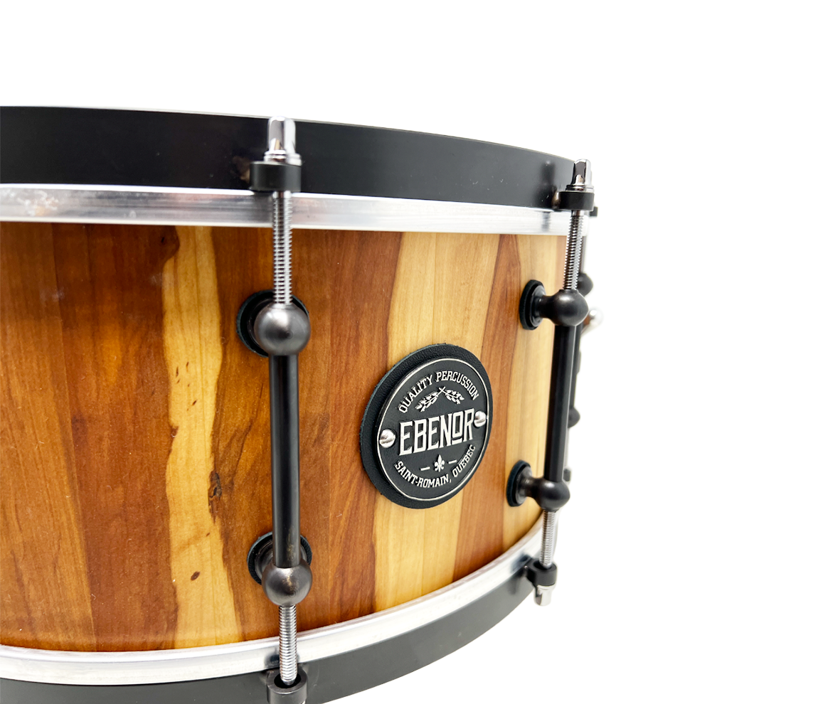 Ebenor Percussion 14" x 7" Apple Wood Snare Drum