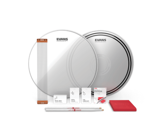 Evans 14" EC Reverse Dot Snare Tune Up Kit