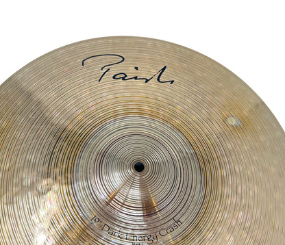 Ex-hire Paiste Dark Energy Crash Mark I – edge and condition detail