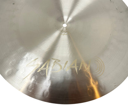 Edge profile and condition of the ex-hire Sabian Paragon 19-inch China