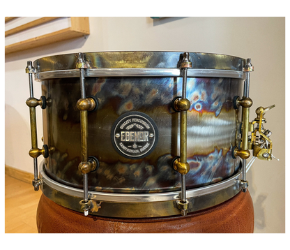 Ebenor 14" x 7" Bright Evolution Stainless Steel Snare Drum