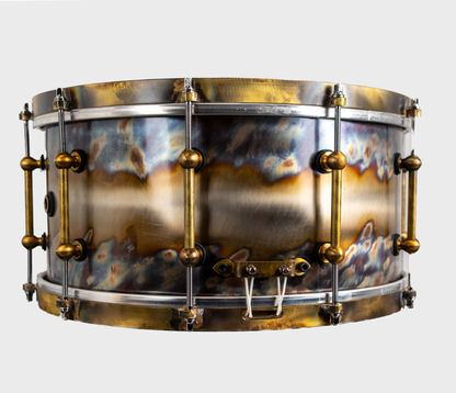 Ebenor 14" x 7" Bright Evolution Stainless Steel Snare Drum