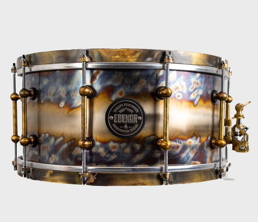 Ebenor 14" x 7" Bright Evolution Stainless Steel Snare Drum