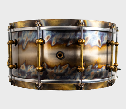 Ebenor 14" x 7" Bright Evolution Stainless Steel Snare Drum