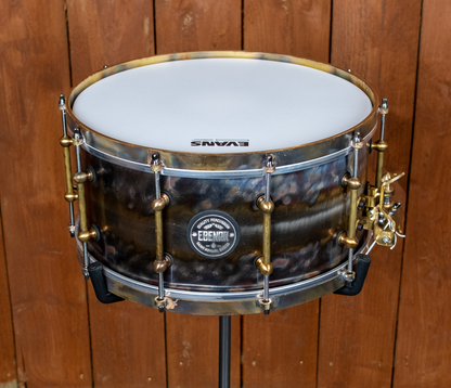 Ebenor 14" x 7" Bright Evolution Stainless Steel Snare Drum