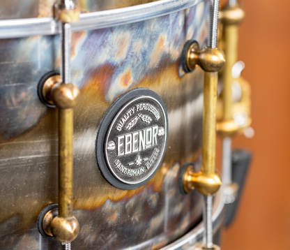 Ebenor 14" x 7" Bright Evolution Stainless Steel Snare Drum
