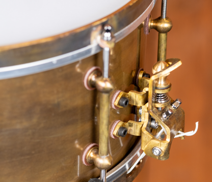 Ebenor Percussion 14" x 6.5" Antique Brass Snare Drum