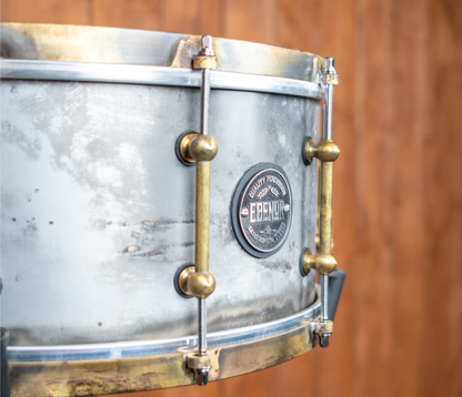 Ebenor Percussion 14" x 7" Heavy Feather Aluminium Snare Drum