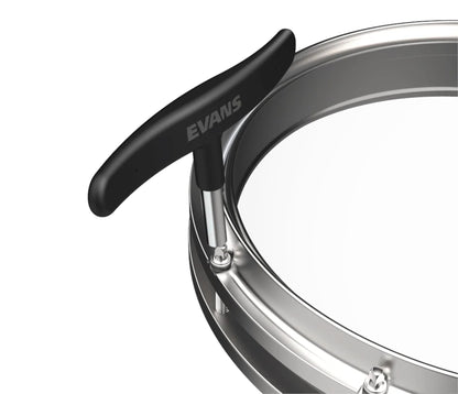 Evans High Tension Drum Key fitted to a drum tension rod