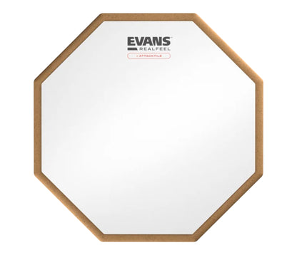 Evans RealFeel Attacktile 10-inch practice pad front view