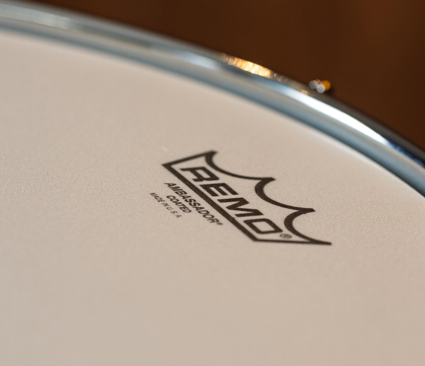 Ex Demo Dixon Artisan 14" x 6.5" Hammered Beaded Brass Snare Drum