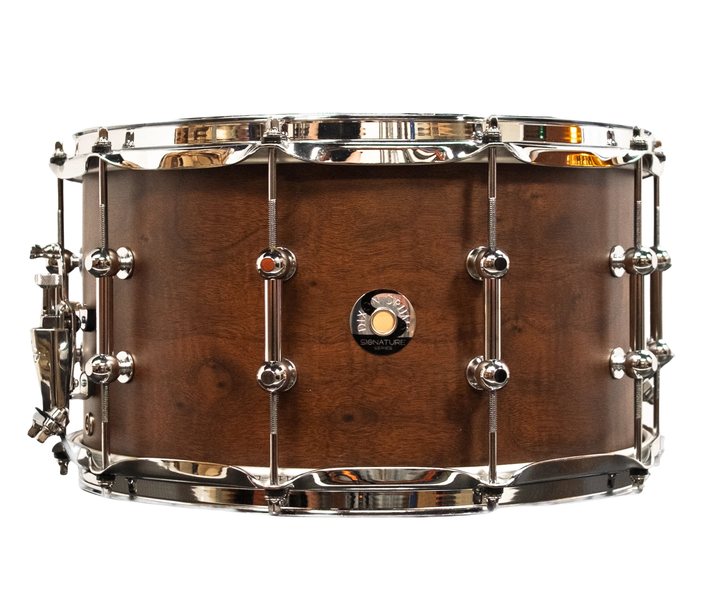 Ex Demo Dixon Artisan Gregg Bissonette Signature Walnut/Maple 14" x 8" Snare Drum