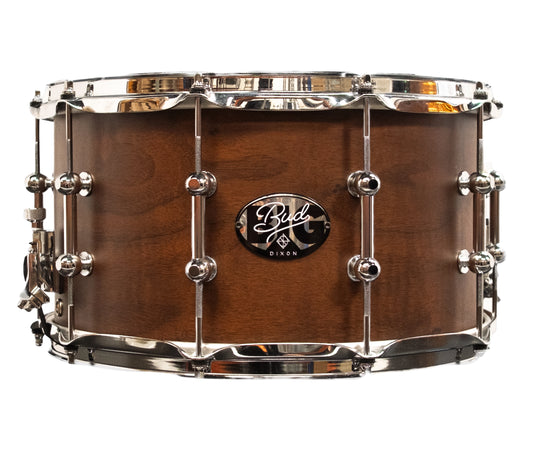 Ex Demo Dixon Artisan Gregg Bissonette Signature Walnut/Maple 14" x 8" Snare Drum