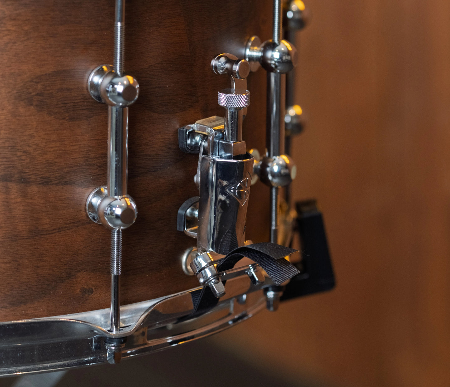 Ex Demo Dixon Artisan Gregg Bissonette Signature Walnut/Maple 14" x 8" Snare Drum