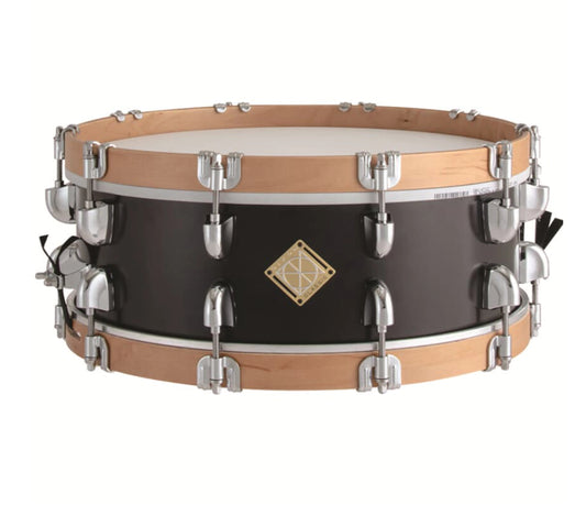 Ex Demo Dixon Classic Satin Black 14" x 5.5" Snare Drum