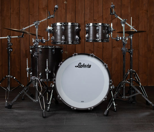 Ex Demo Ludwig Classic Oak 22" 4-Piece Shell Pack in Smoke