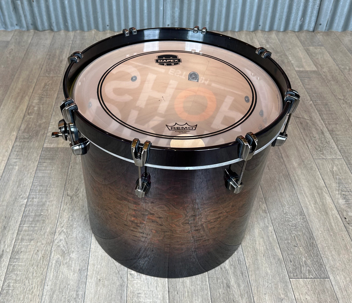 Ex Demo Mapex Saturn Evo 18" x 16" Gong Drum in Exotic Night Forest