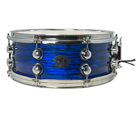 Ex Demo Natal '65 14" x 5" Snare Drum In Blue Oyster