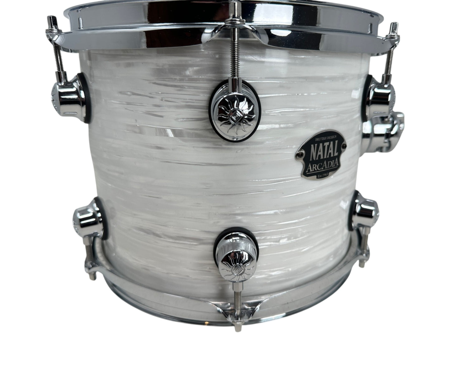 Ex Display 10" Tom Natal Arcadia In White Swirl