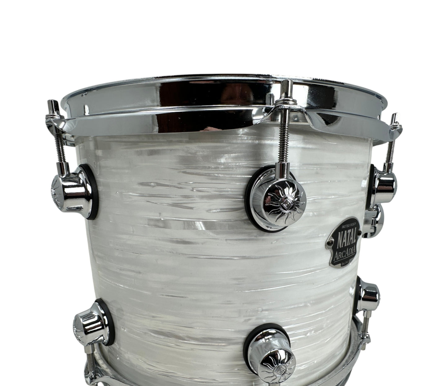 Ex Display 10" Tom Natal Arcadia In White Swirl