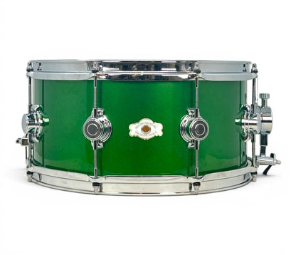 Ex Hire George Way 14" x 7" Snare Drum in Elbaite Green