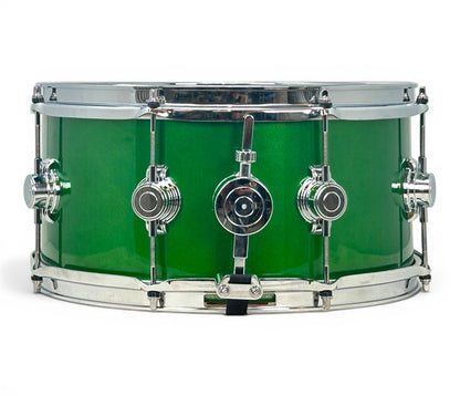 Ex Hire George Way 14" x 7" Snare Drum in Elbaite Green