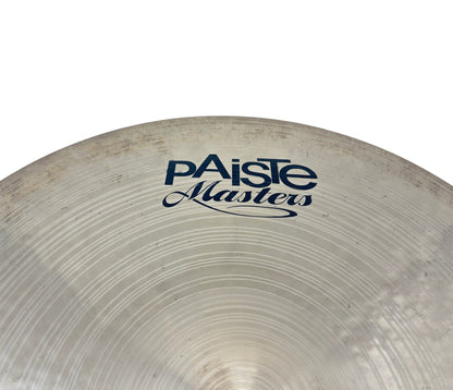 Ex Hire Paiste Masters 20" Dark Crash Ride