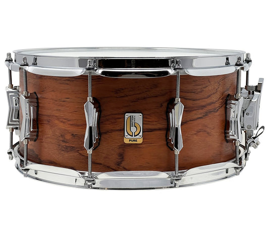 British Drum Co. PURE ULTRA 14" x 6.5" Bubinga Snare Drum