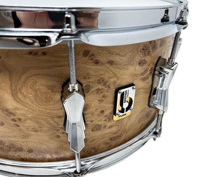 British Drum Co. PURE ULTRA 14" x 6.5" Pippy Oak Snare Drum