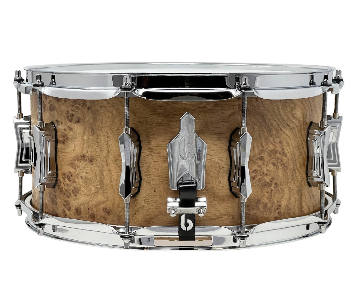 British Drum Co. PURE ULTRA 14" x 6.5" Pippy Oak Snare Drum