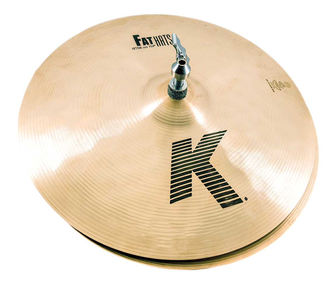 ZILDJIAN 15" K CUSTOM FAT HI HATS