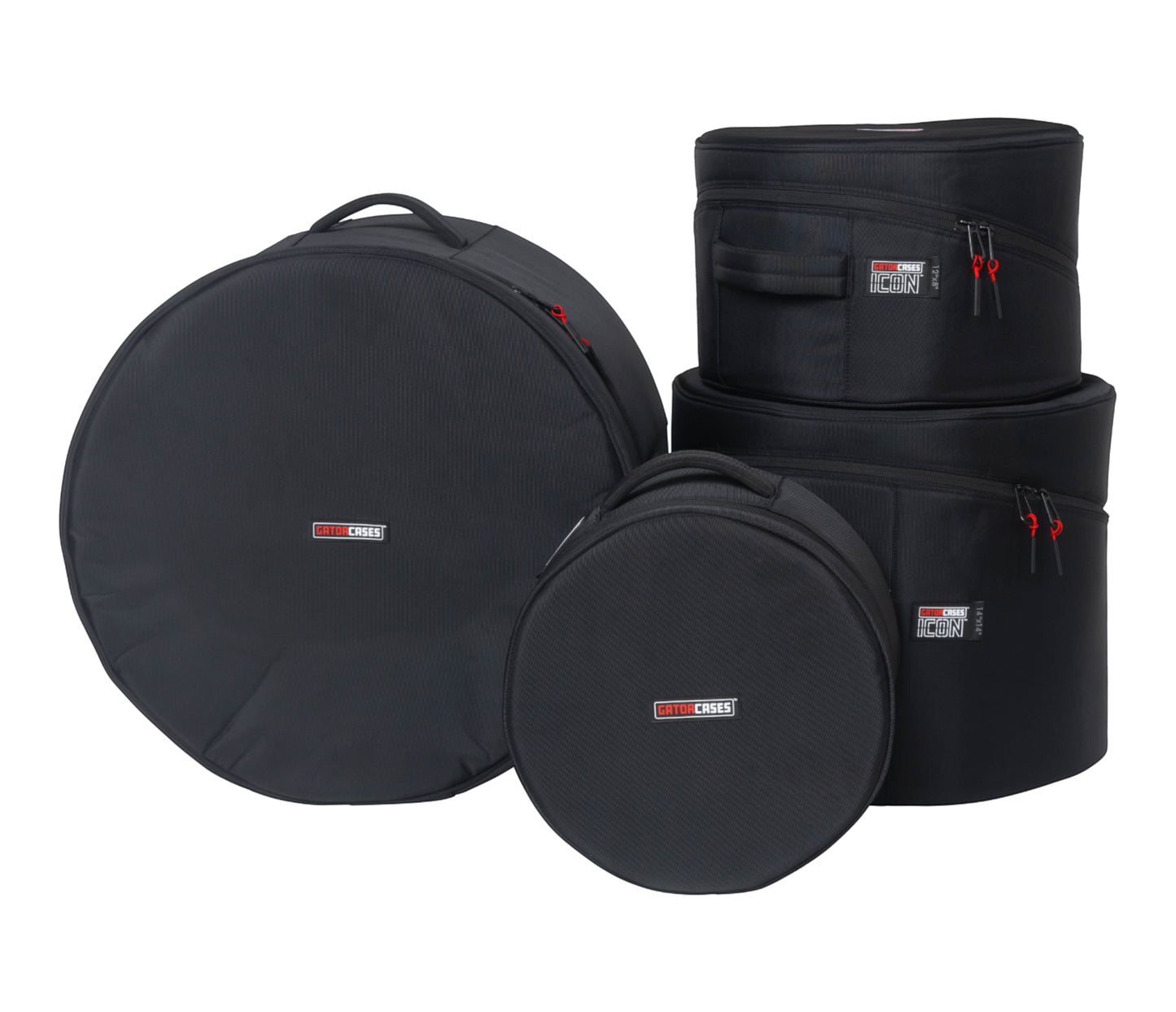 Gator Icon Series Jazz Fusion Drum Bag Set 20BD/10TT/12TT/14FT