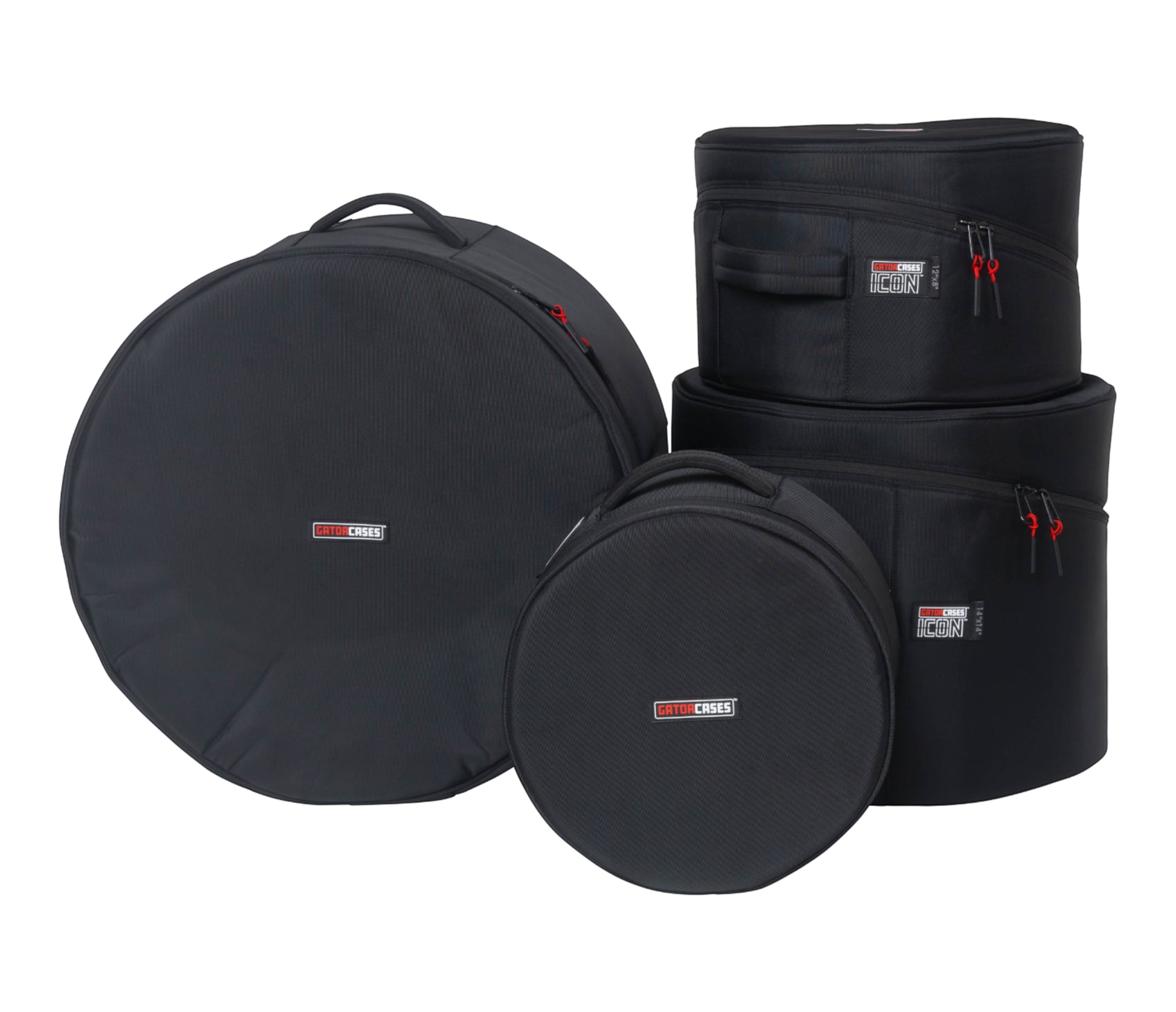 Gator Icon Series Jazz Fusion Drum Bag Set 20BD/10TT/12TT/14FT