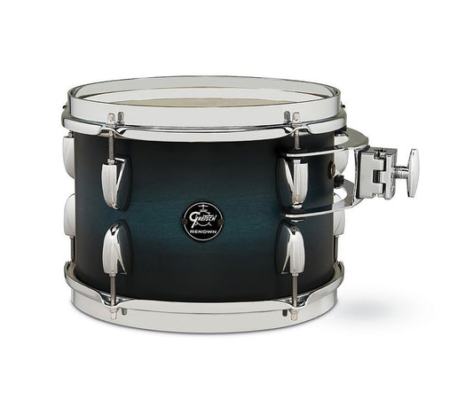 Gretsch Renown Maple 10" x 7" Tom in Satin Antique Blue Burst 